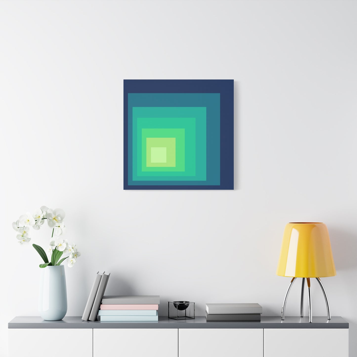 Modern Geometric Canvas Art | Bold Colors, Clean Lines, Creative Energy