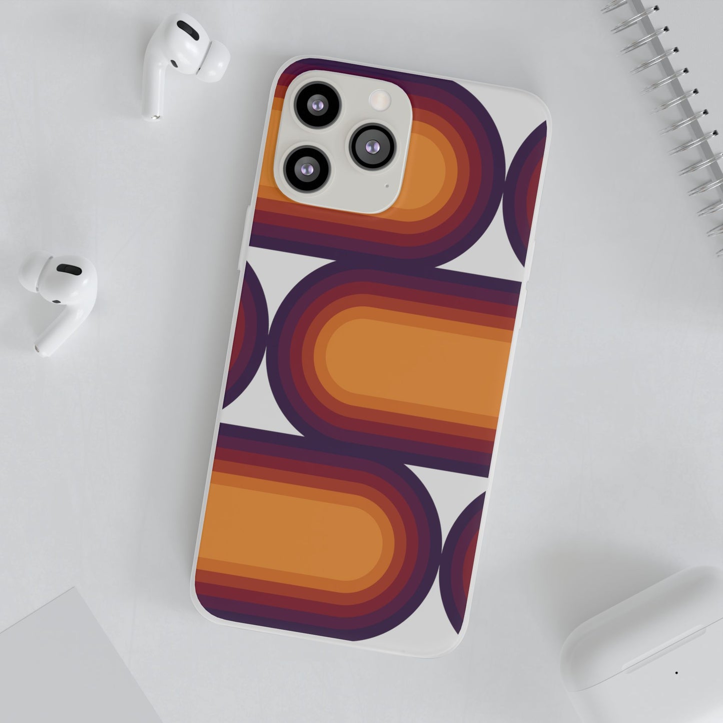 Stylish Geometric Phone Case, Flexible Phone Cover, Unique Modern Design, Perfect Gift, Trendy Accessory, Eco-Friendly Case