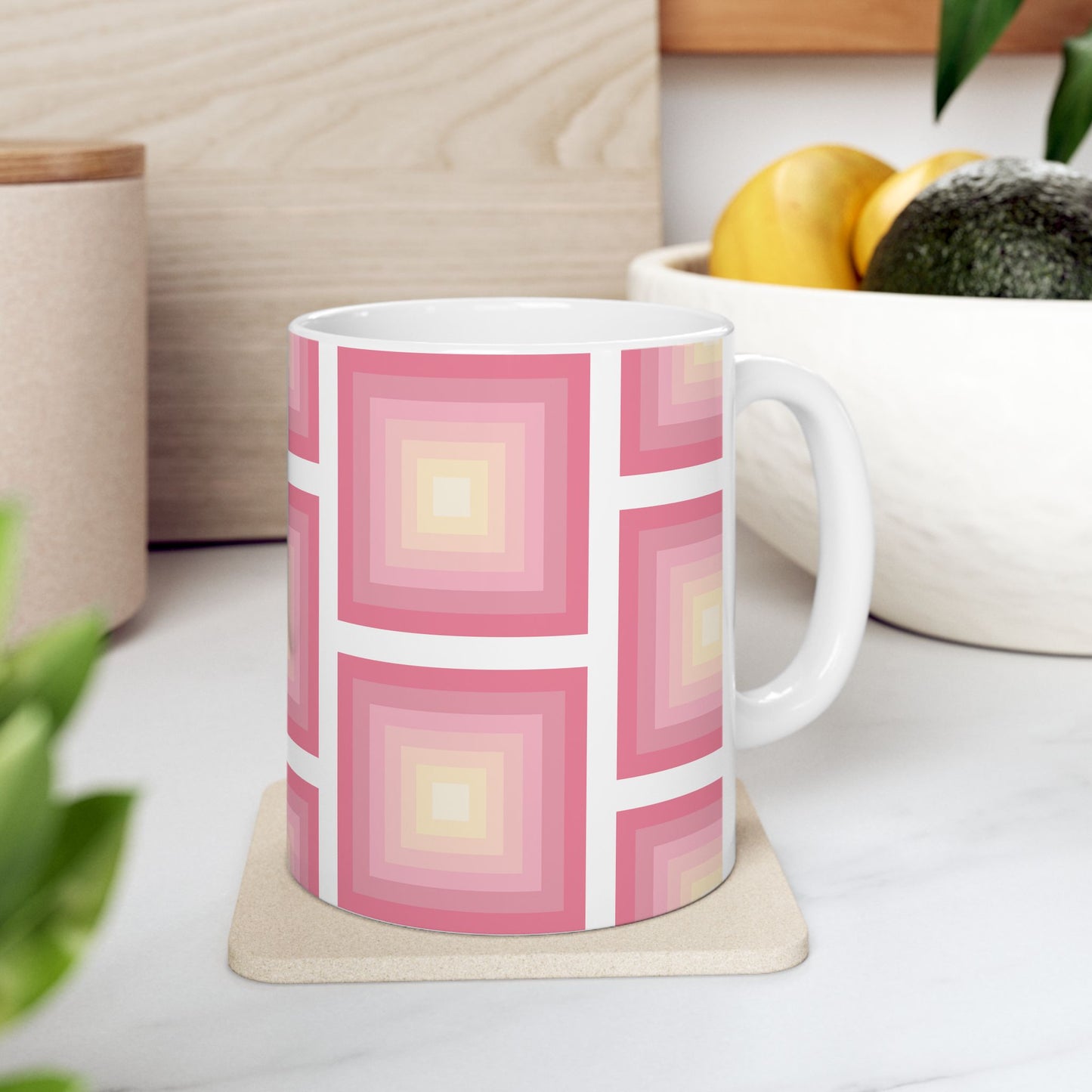 Geo Art Mug – Bold Color, Daily Joy