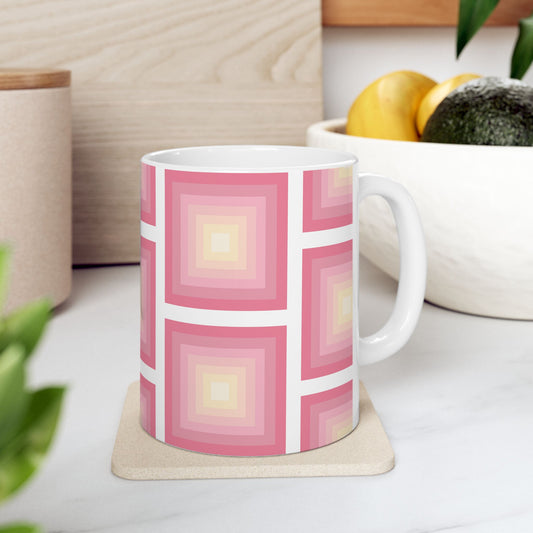 Geo Art Mug – Bold Color, Daily Joy