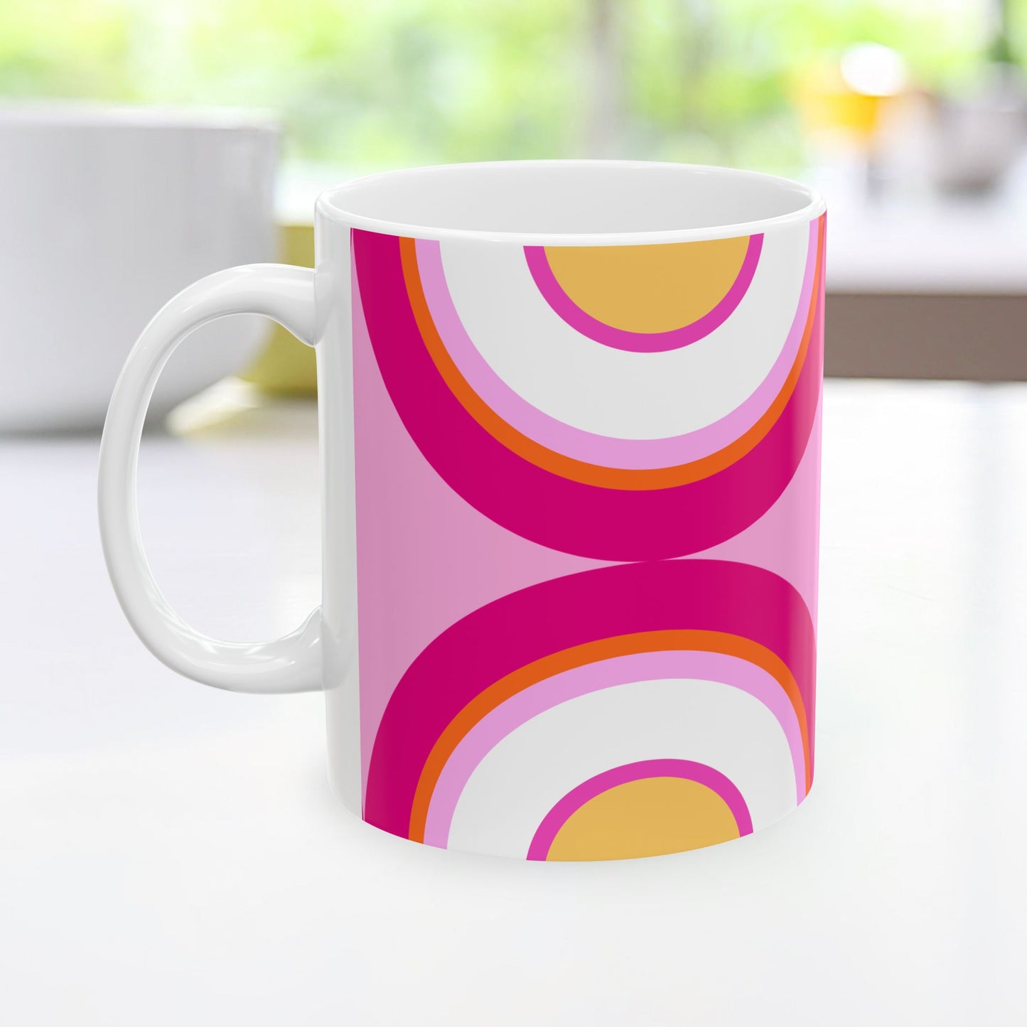 Geo Art Mug – Bold Color, Daily Joy
