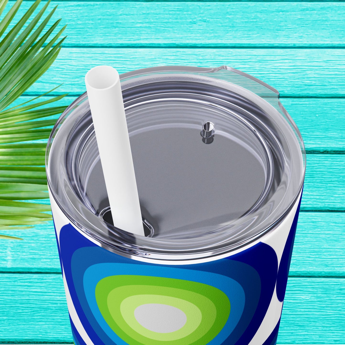 Vibrant. Versatile. Totally Sippable. – 20 oz Skinny Travel Tumbler with Straw