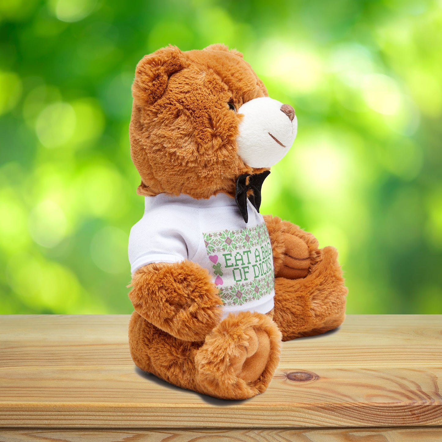 “Eat a Bag of Dicks” Teddy Bear – Funny Gift for Friends or Breakups