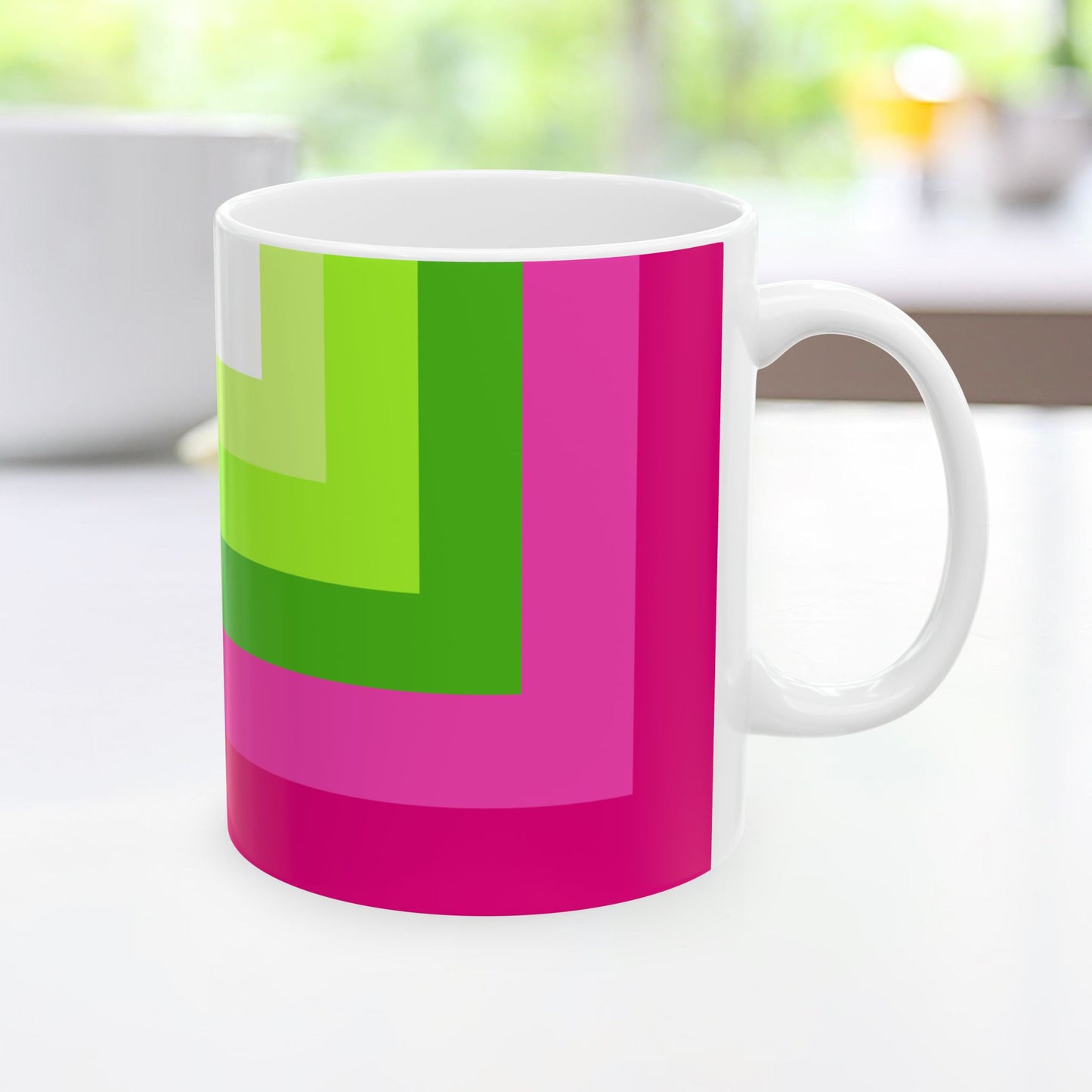 Geo Art Mug – Bold Color, Daily Joy