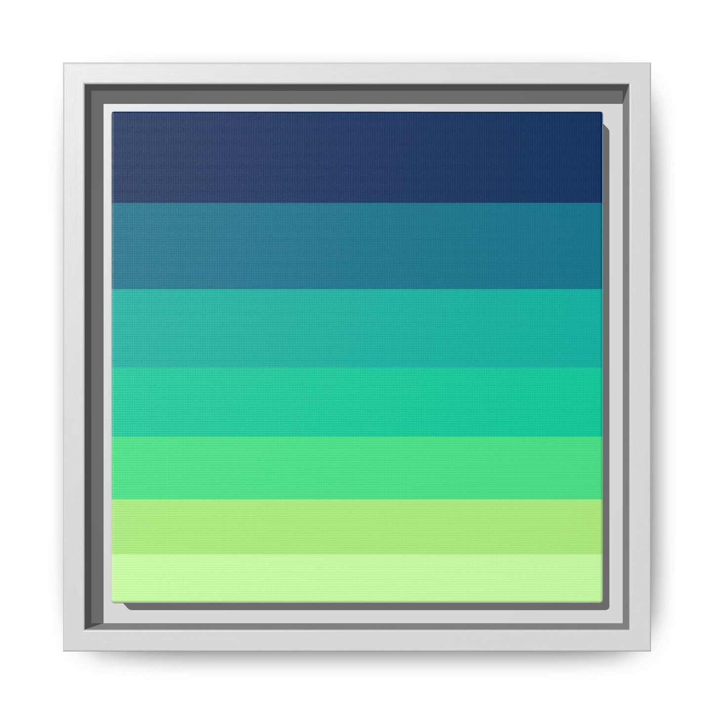 Modern Framed Geometric Canvas Art | Bold Color Meets Clean Framing