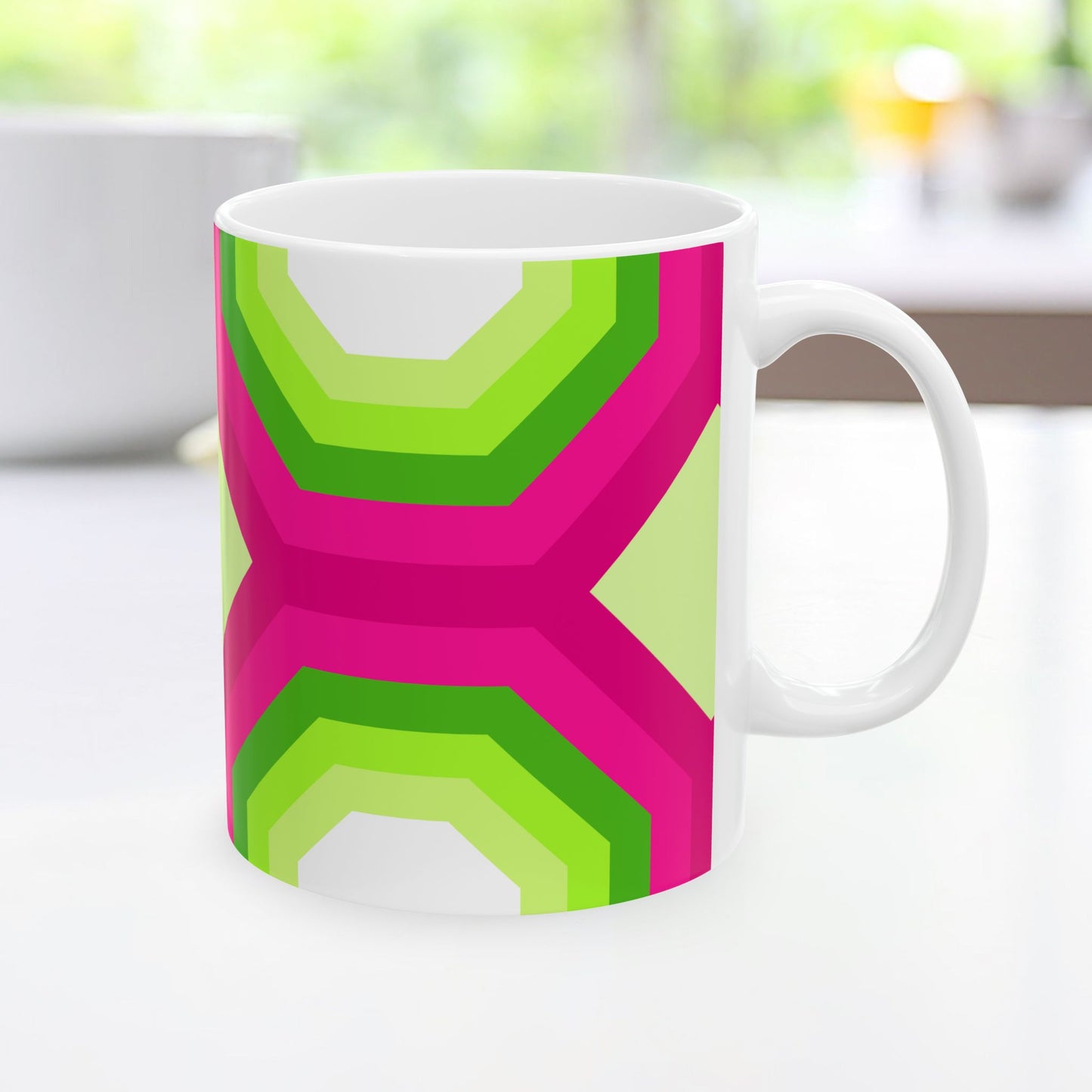 Geo Art Mug – Bold Color, Daily Joy