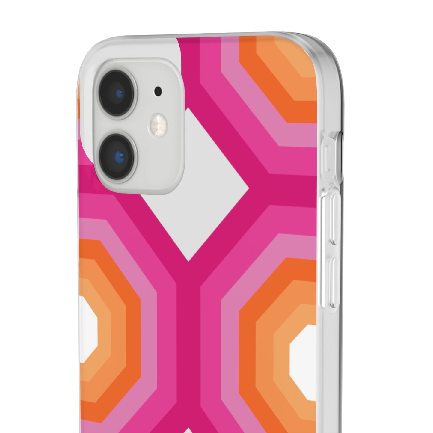 Stylish Geometric Phone Case, Flexible Phone Cover, Unique Modern Design, Perfect Gift, Trendy Accessory, Eco-Friendly Case