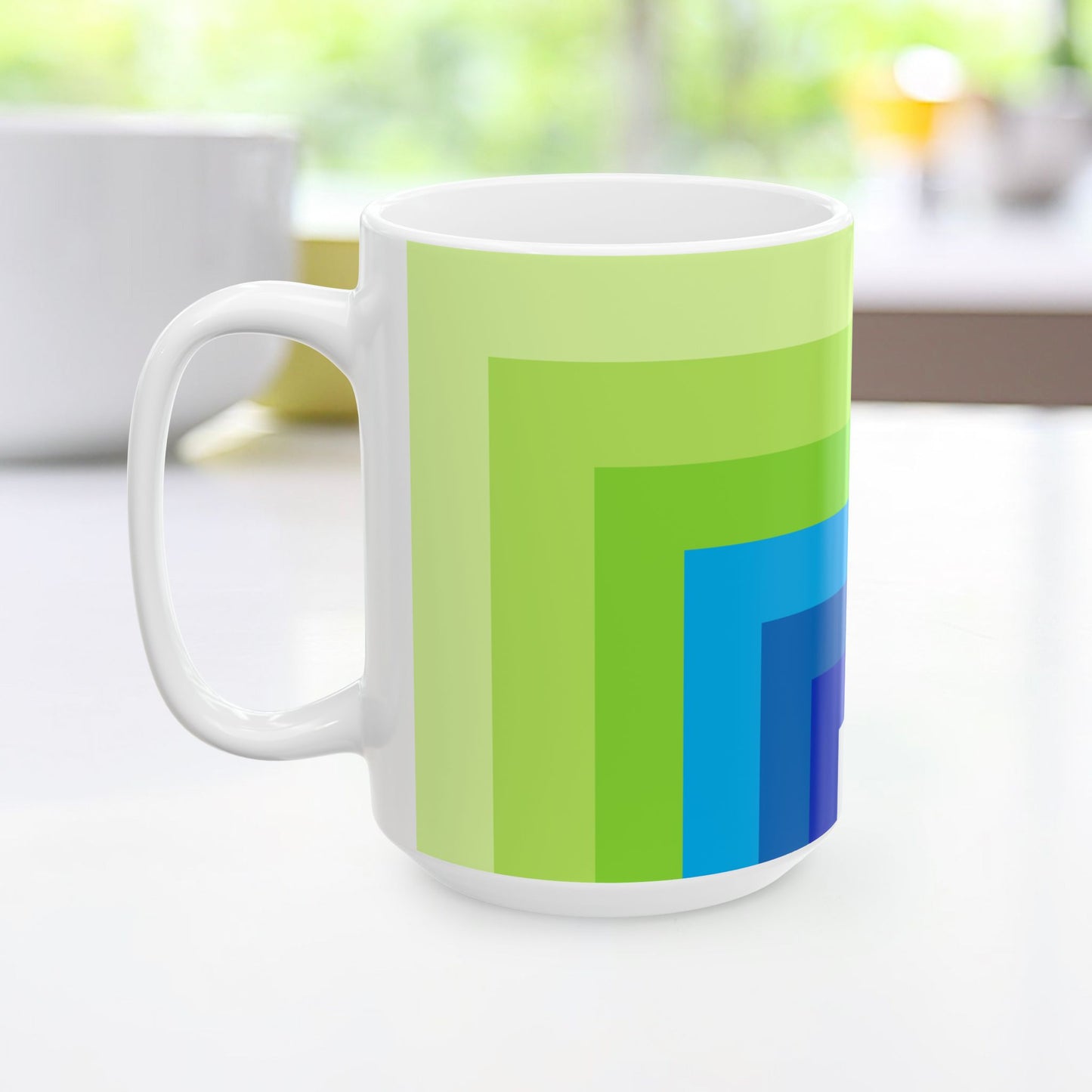 Geo Art Mug – Bold Color, Daily Joy