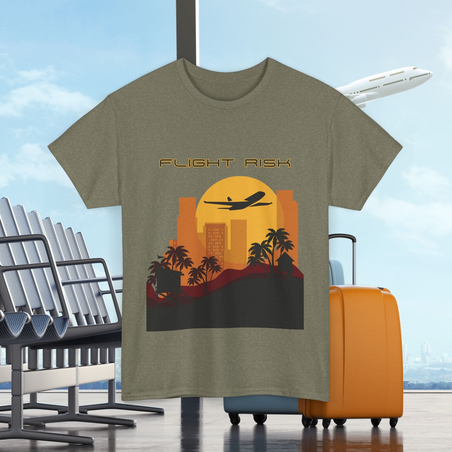 Flight Risk Unisex Tee, Travel Lover dreamy T-Shirt, Adventure Shirt, Wanderlust