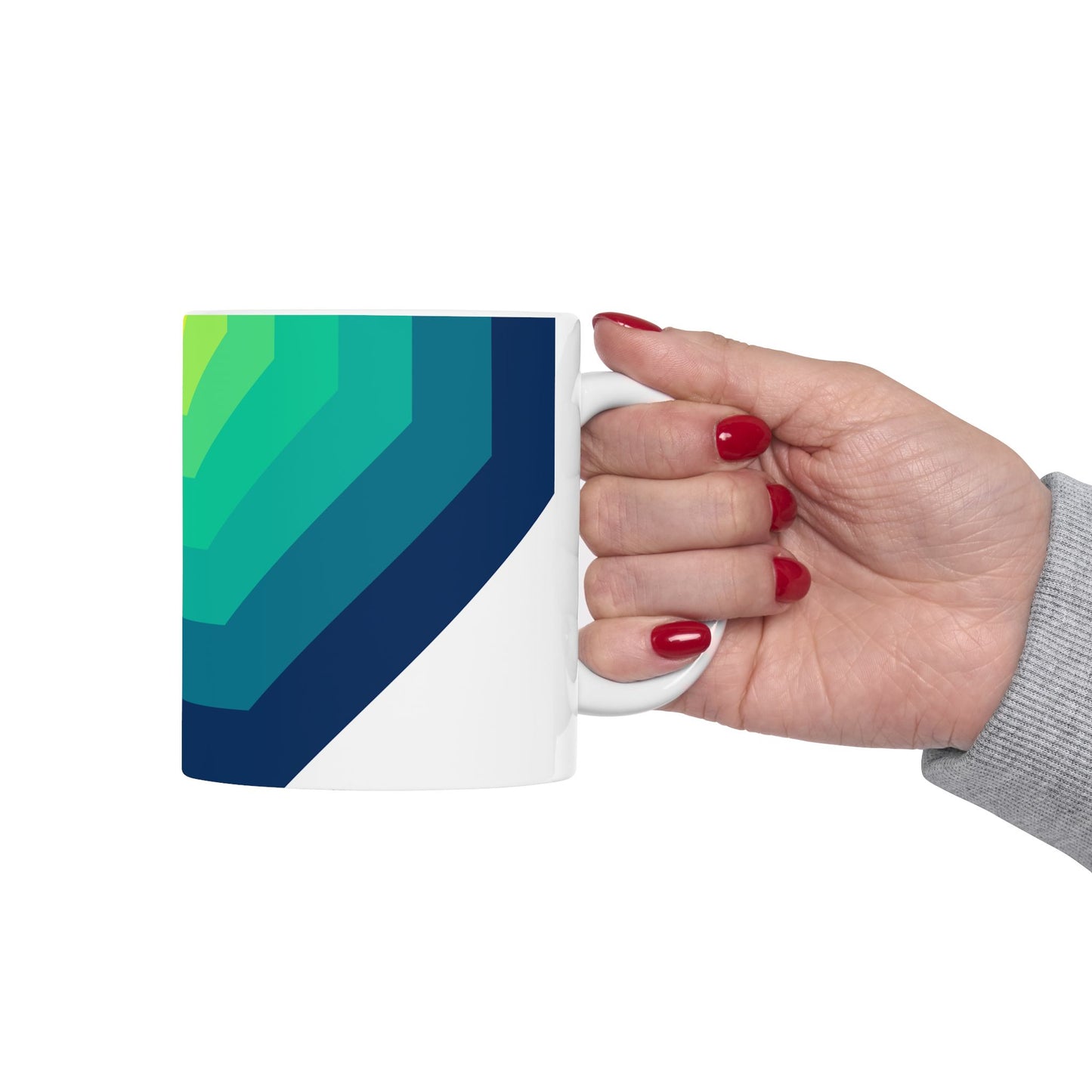 Geo Art Mug – Bold Color, Daily Joy