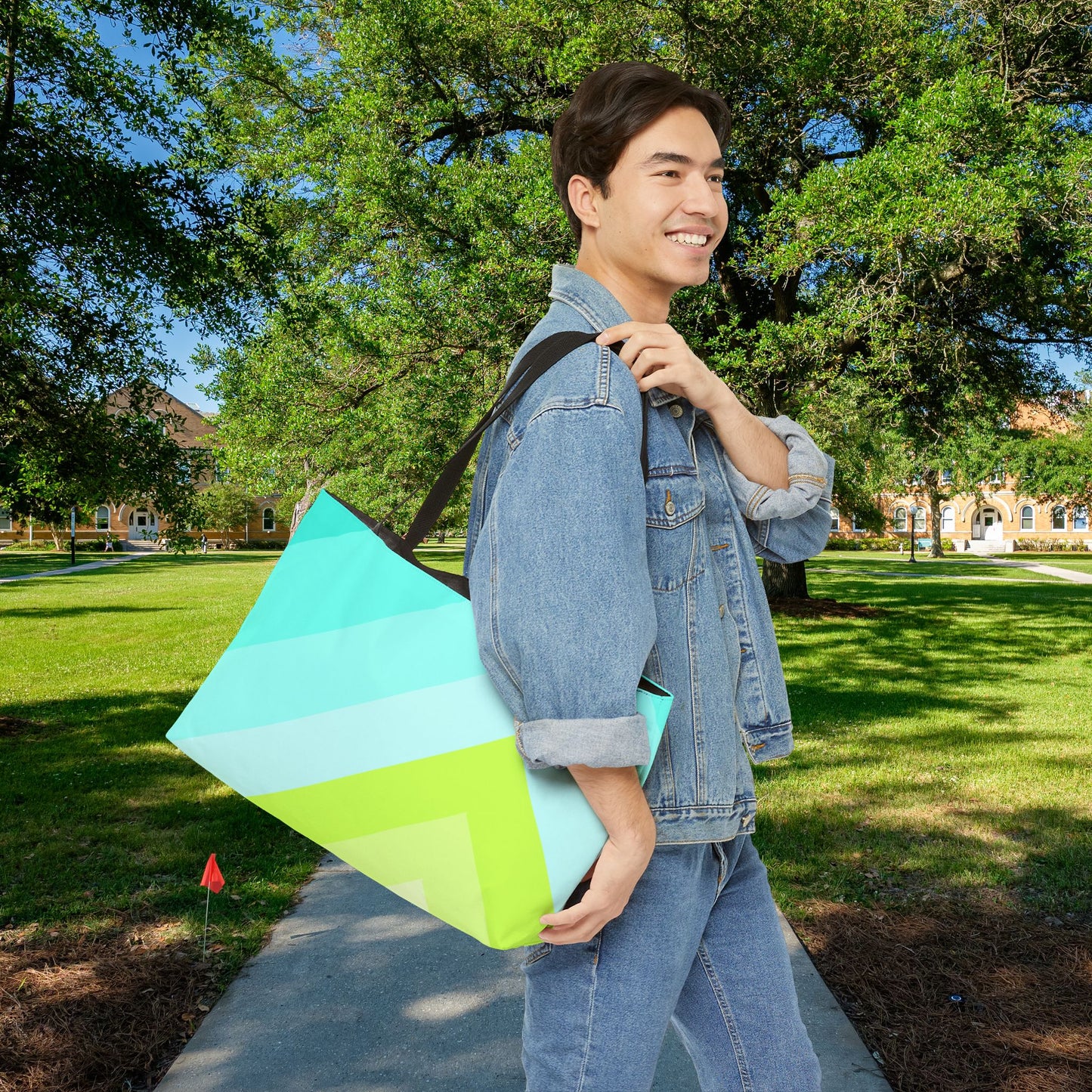 Geo Art XL Tote — XL Tote Bag | Carry-All | Bold Design. Spacious Style. Retro-Boho Vibes.