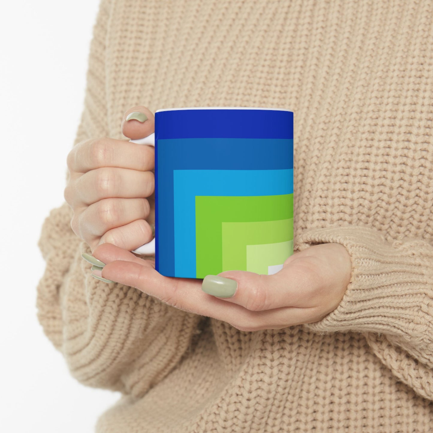 Geo Art Mug – Bold Color, Daily Joy
