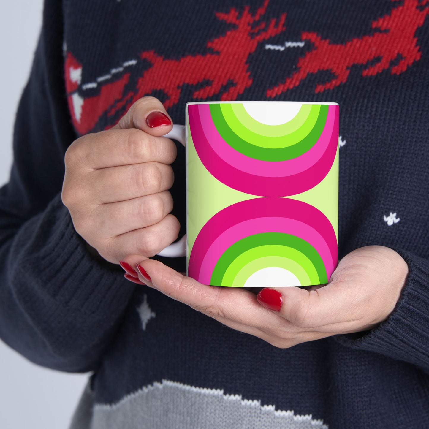 Geo Art Mug – Bold Color, Daily Joy