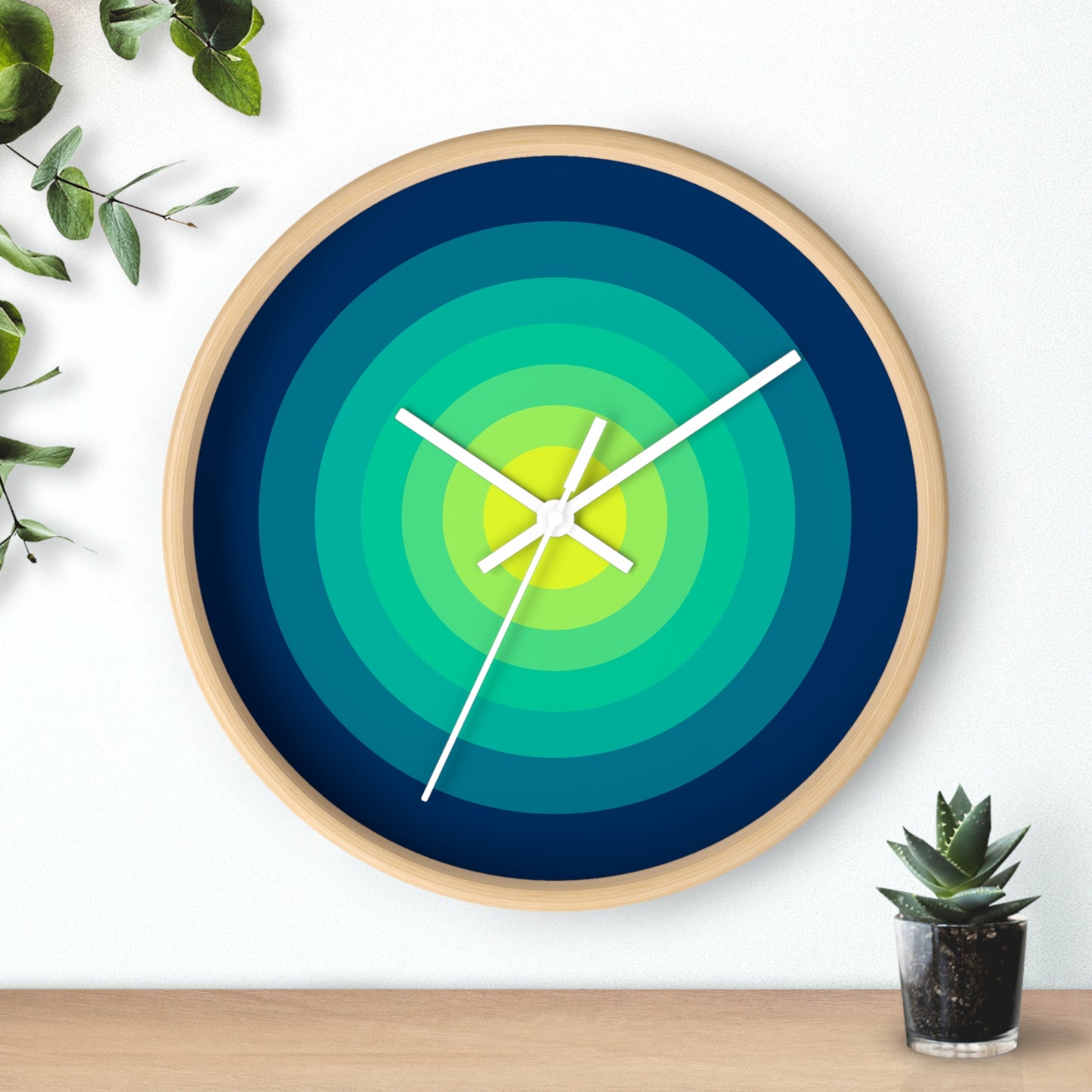 Geometric Art Wall Clock | Bold, Modern, and Right on Time