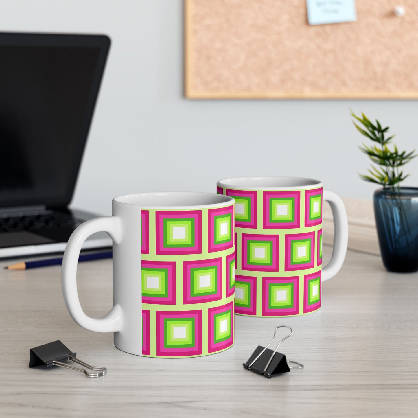 Geo Art Mug – Bold Color, Daily Joy