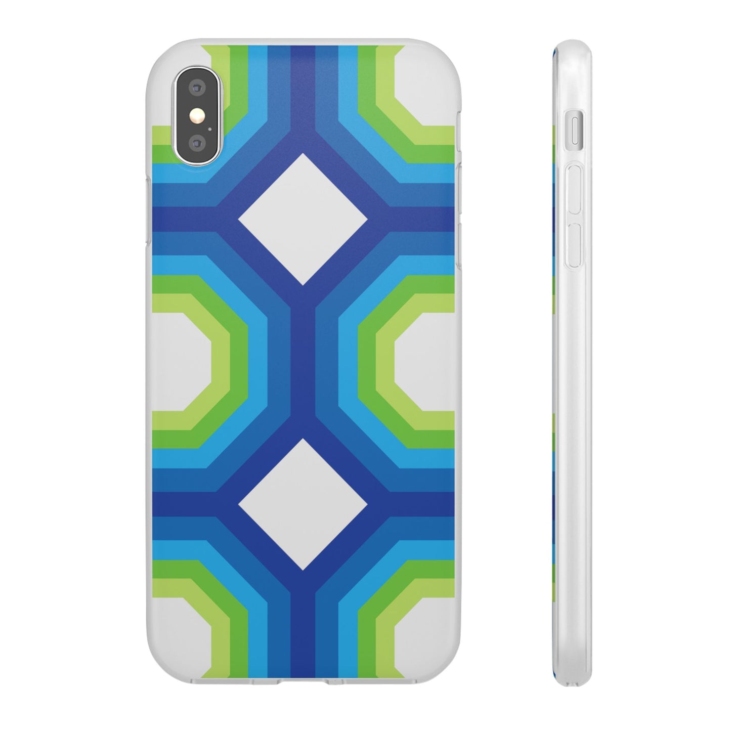 Stylish Geometric Phone Case, Flexible Phone Cover, Unique Modern Design, Perfect Gift, Trendy Accessory, Eco-Friendly Case