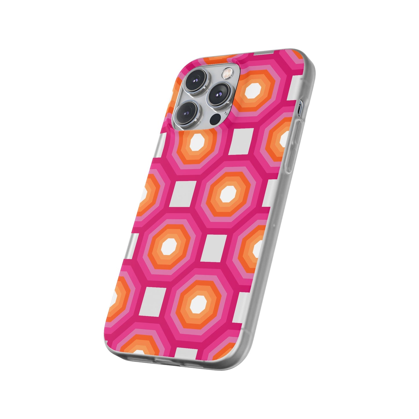 Stylish Geometric Phone Case, Flexible Phone Cover, Unique Modern Design, Perfect Gift, Trendy Accessory, Eco-Friendly Case