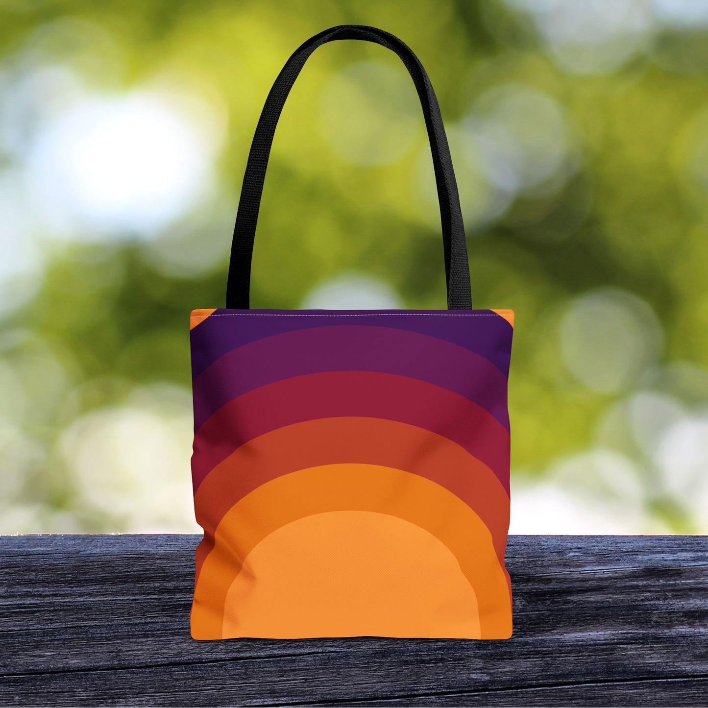 Geometric Art Tote Bag – 3 sizes | Bold lines. Vivid color. Retro