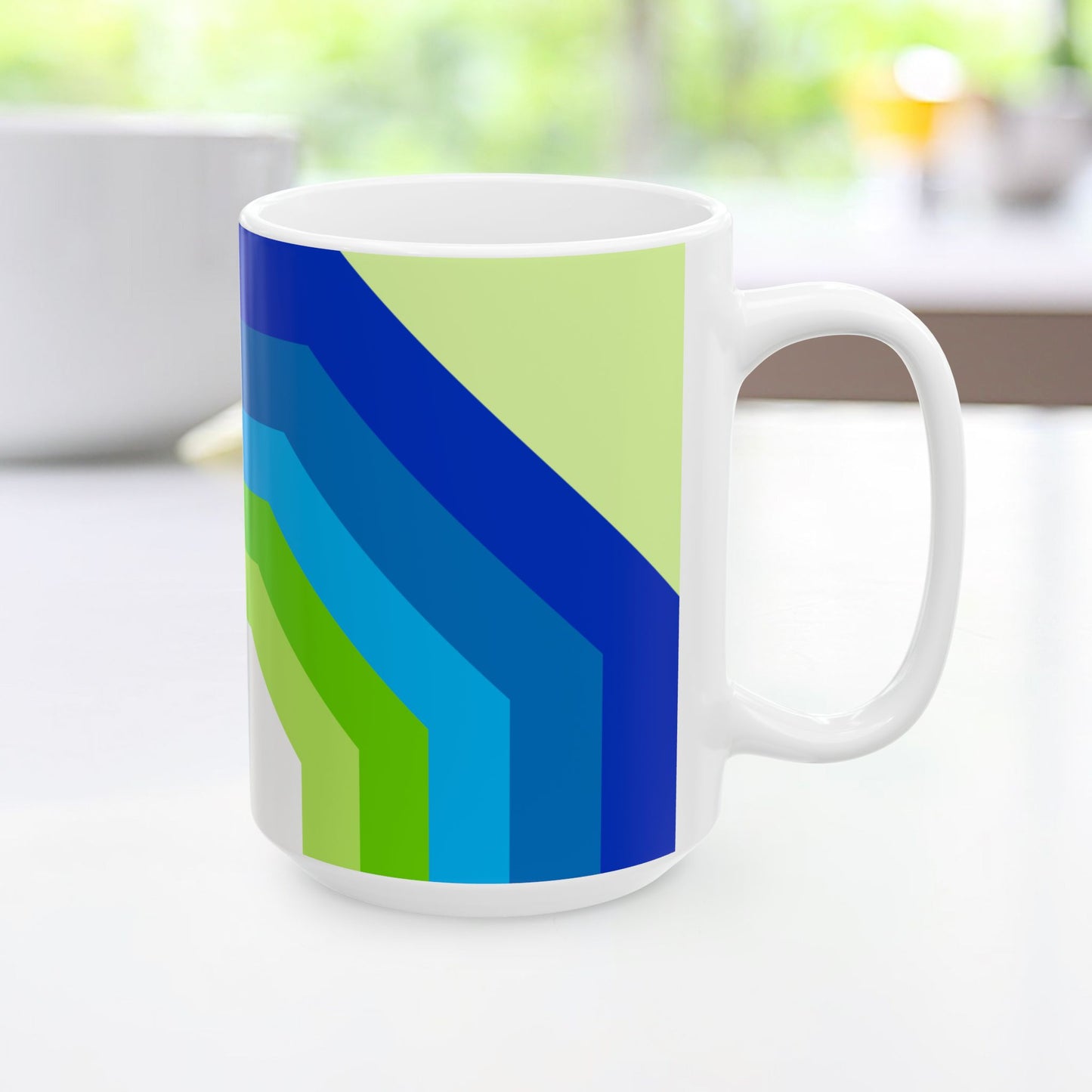 Geo Art Mug – Bold Color, Daily Joy