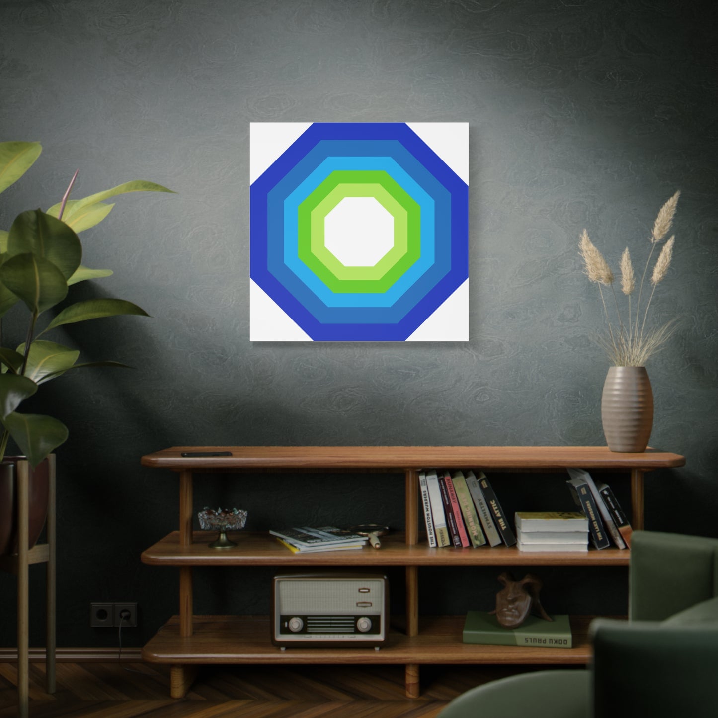 Modern Geometric Canvas Art | Bold Colors, Clean Lines, Creative Energy