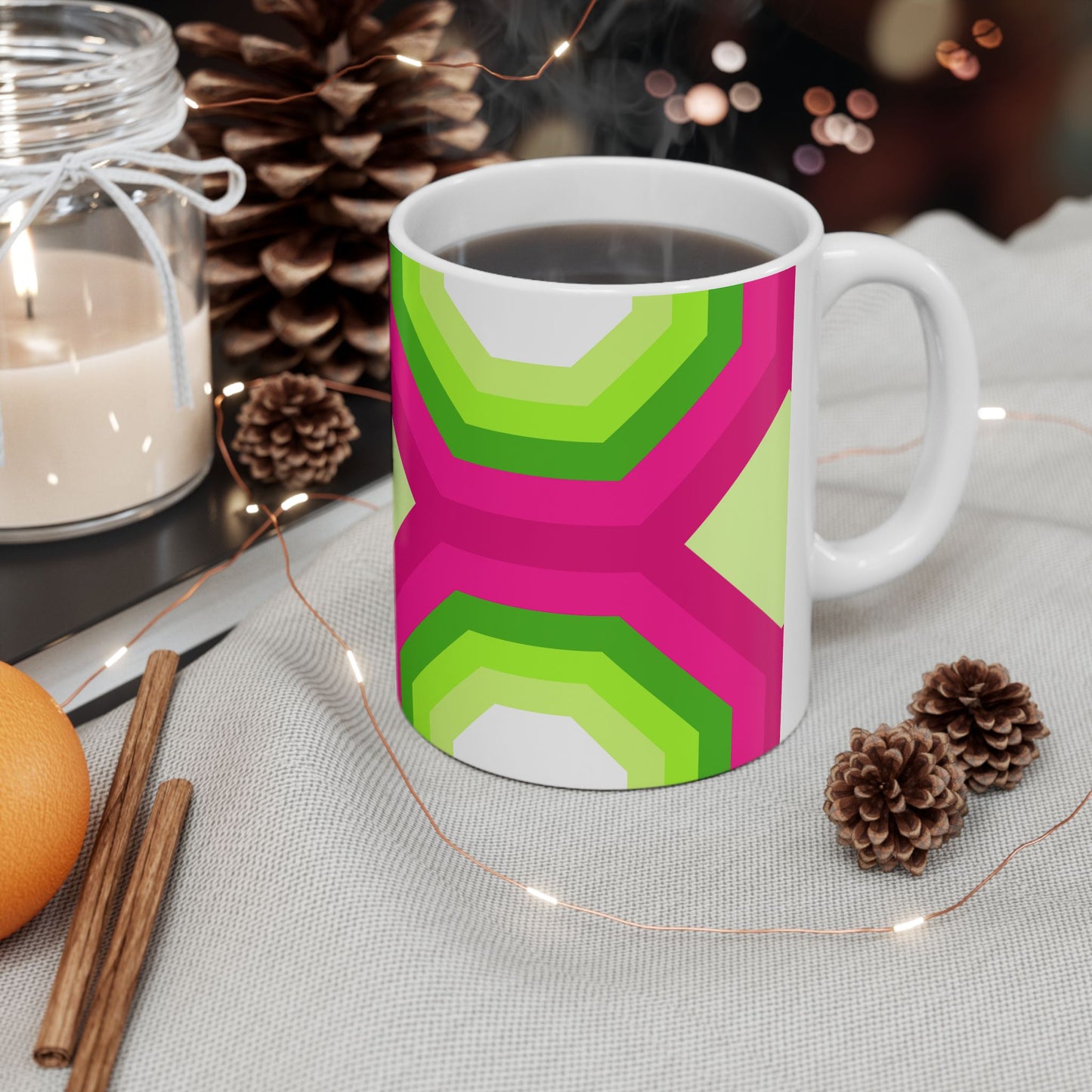 Geo Art Mug – Bold Color, Daily Joy