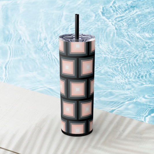 Vibrant. Versatile. Totally Sippable. – 20 oz Skinny Travel Tumbler with Straw