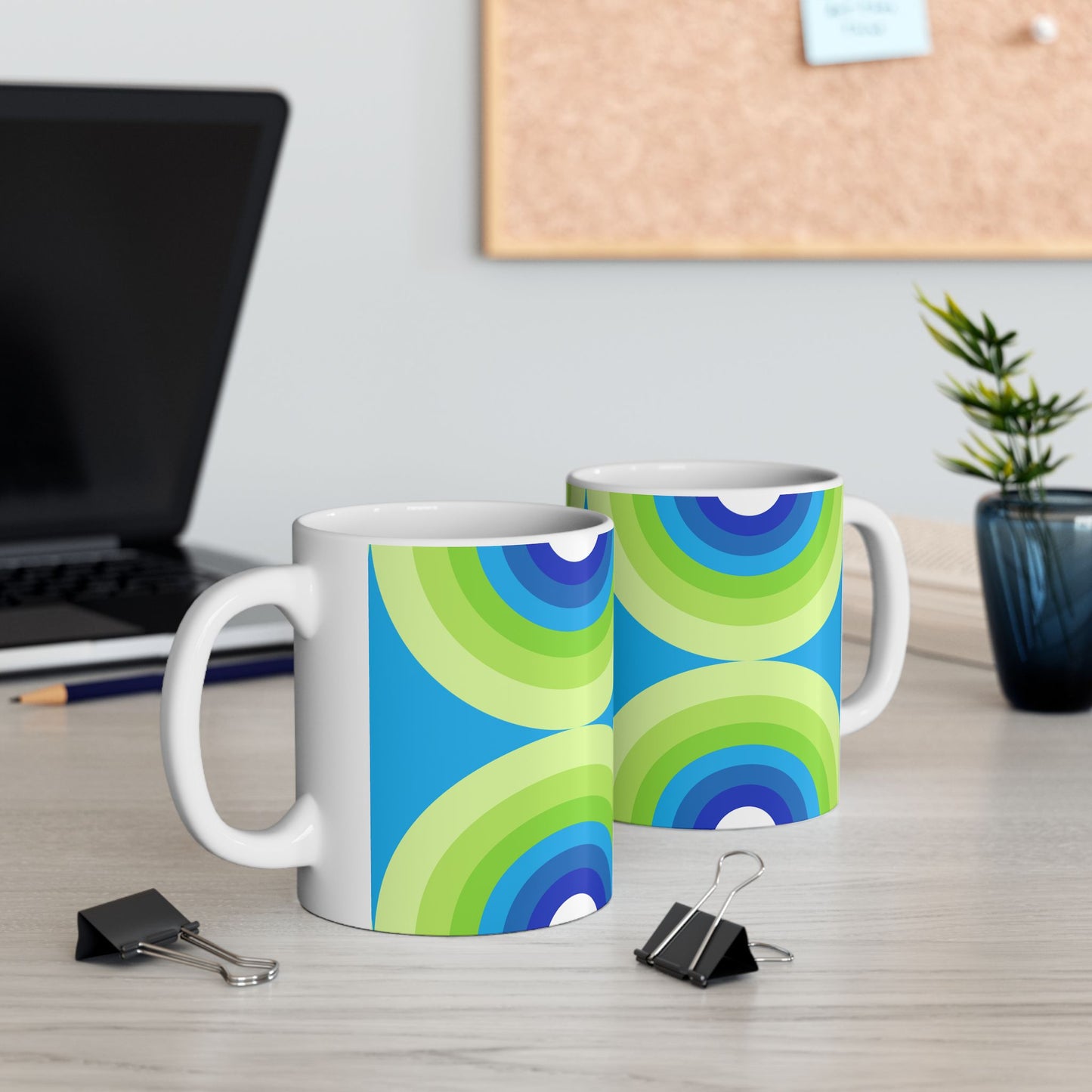 Geo Art Mug – Bold Color, Daily Joy