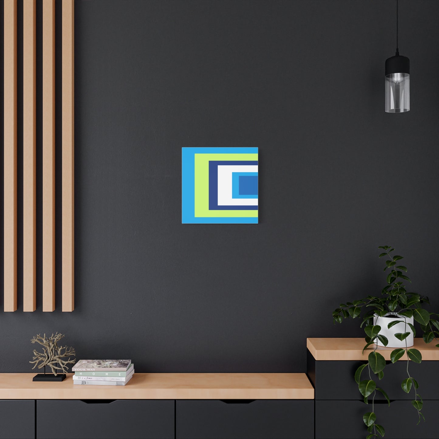 Modern Geometric Canvas Art | Bold Colors, Clean Lines, Creative Energy