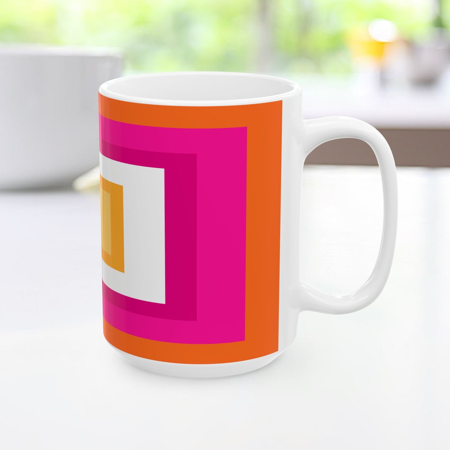 Geo Art Mug – Bold Color, Daily Joy