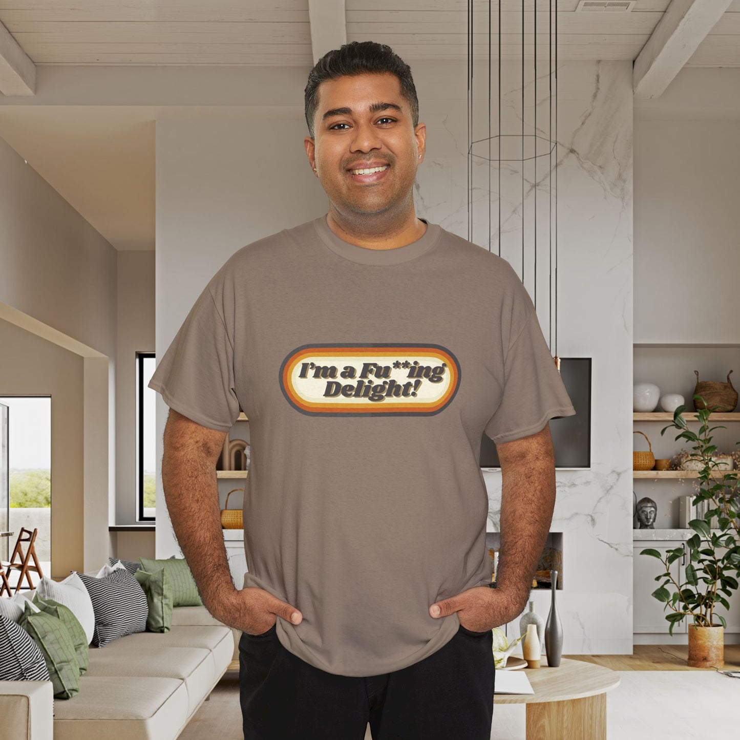 I’m a Fu**ing Delight – Retro Unisex T-Shirt