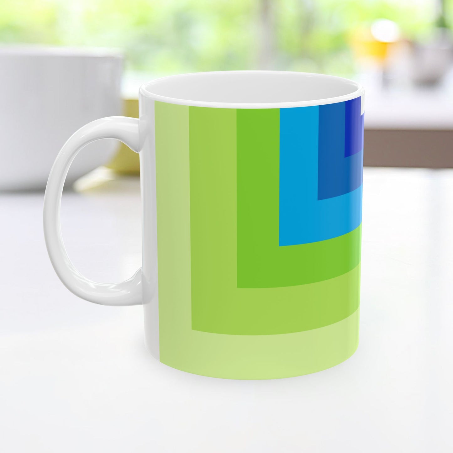 Geo Art Mug – Bold Color, Daily Joy
