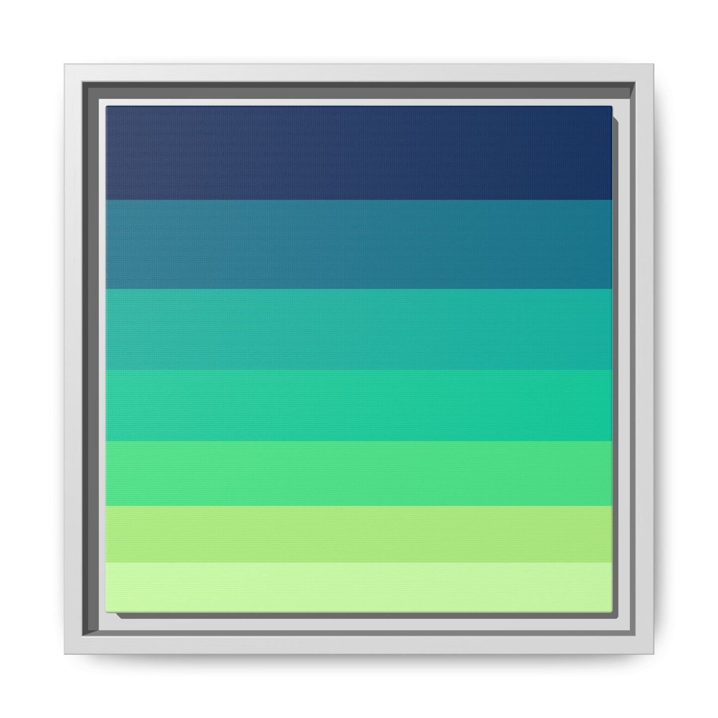 Modern Framed Geometric Canvas Art | Bold Color Meets Clean Framing