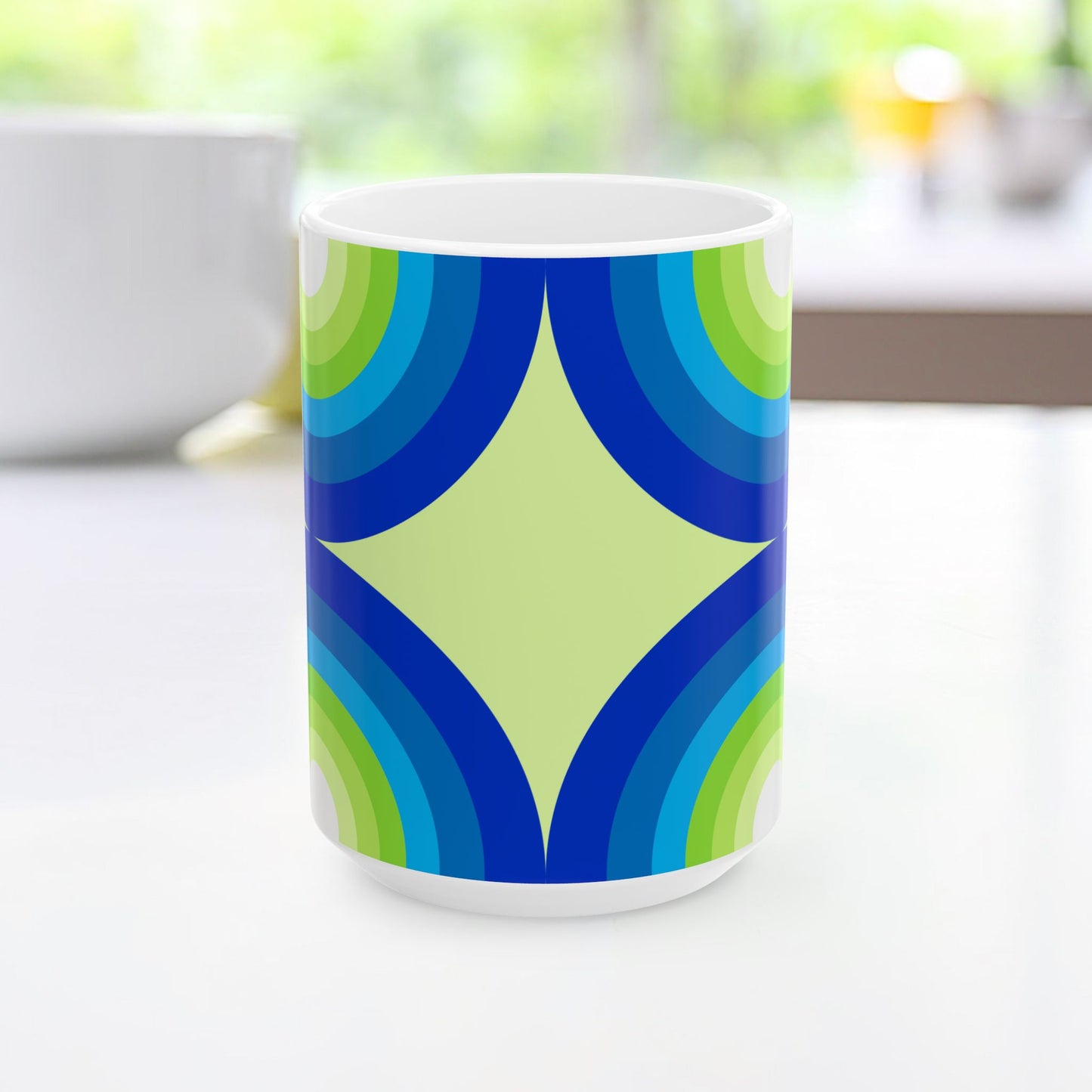Geo Art Mug – Bold Color, Daily Joy