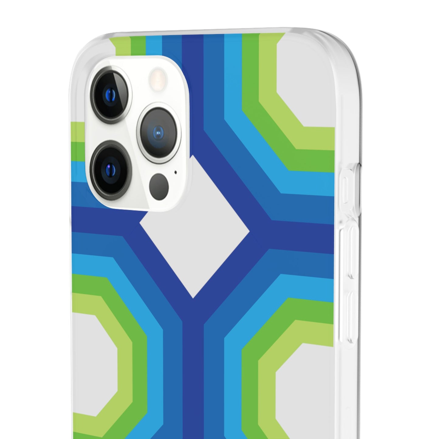 Stylish Geometric Phone Case, Flexible Phone Cover, Unique Modern Design, Perfect Gift, Trendy Accessory, Eco-Friendly Case