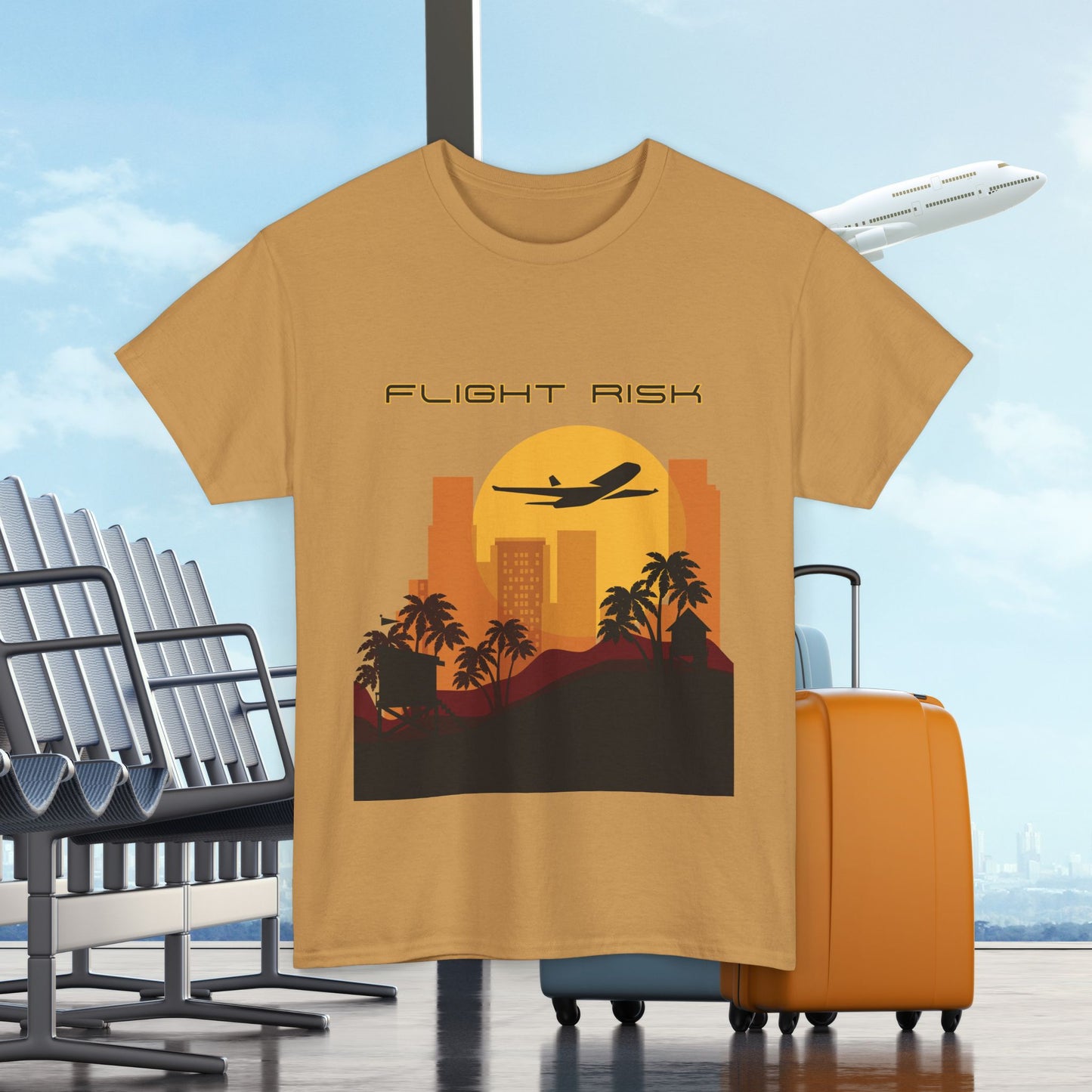 Flight Risk Unisex Tee, Travel Lover dreamy T-Shirt, Adventure Shirt, Wanderlust