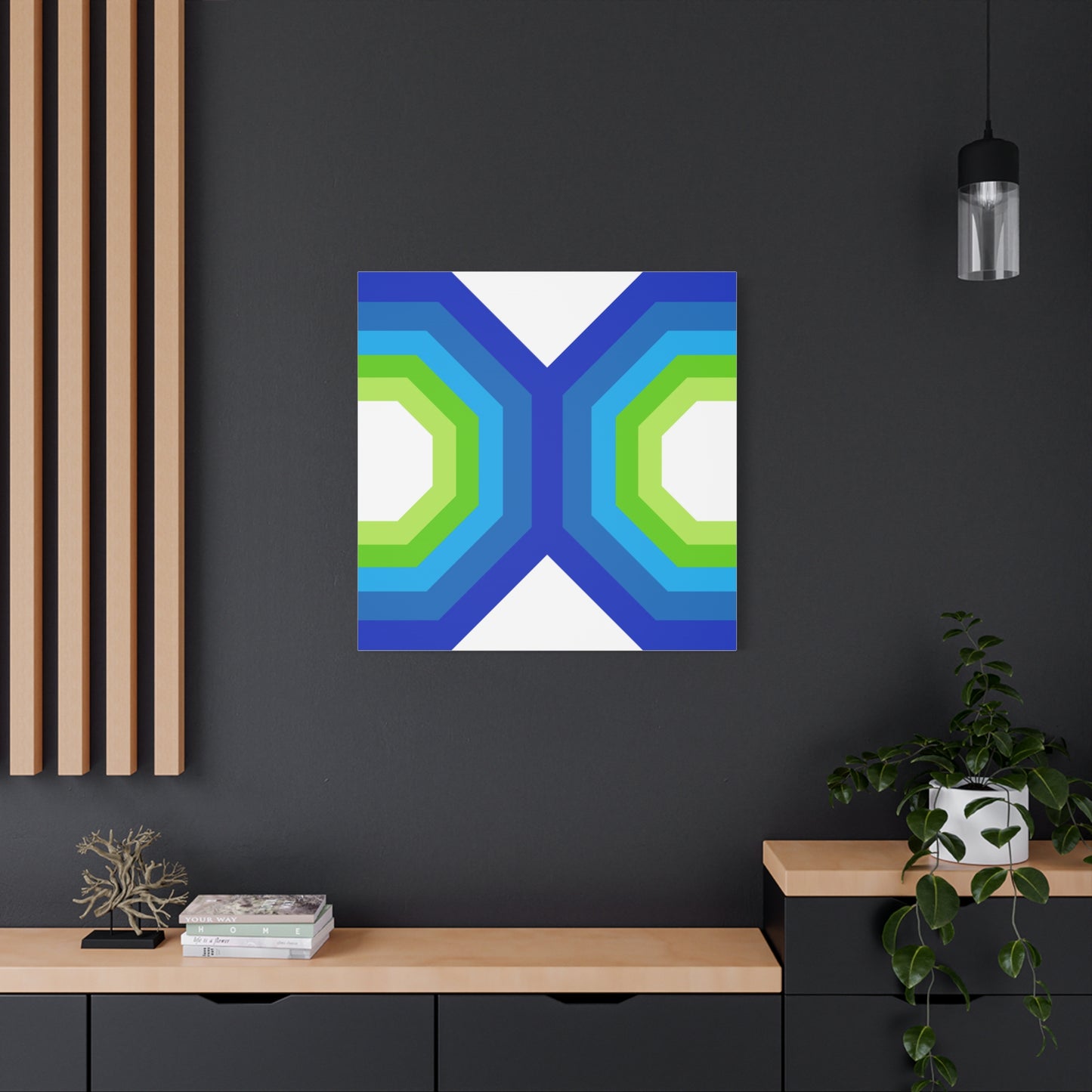 Modern Geometric Canvas Art | Bold Colors, Clean Lines, Creative Energy