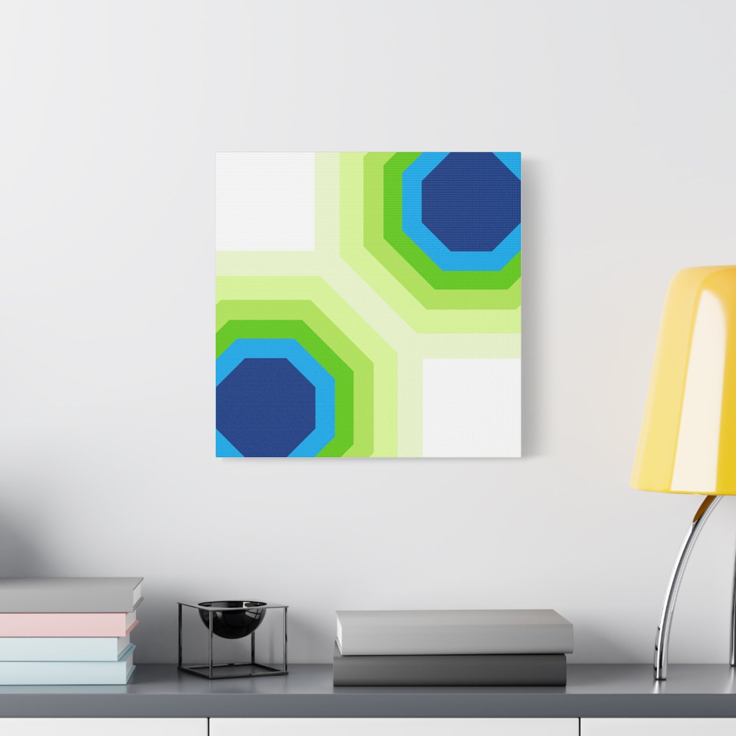 Modern Geometric Canvas Art | Bold Colors, Clean Lines, Creative Energy