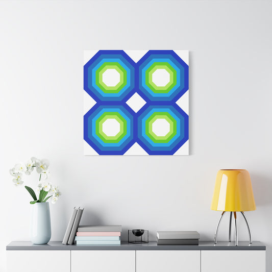 Modern Geometric Canvas Art | Bold Colors, Clean Lines, Creative Energy