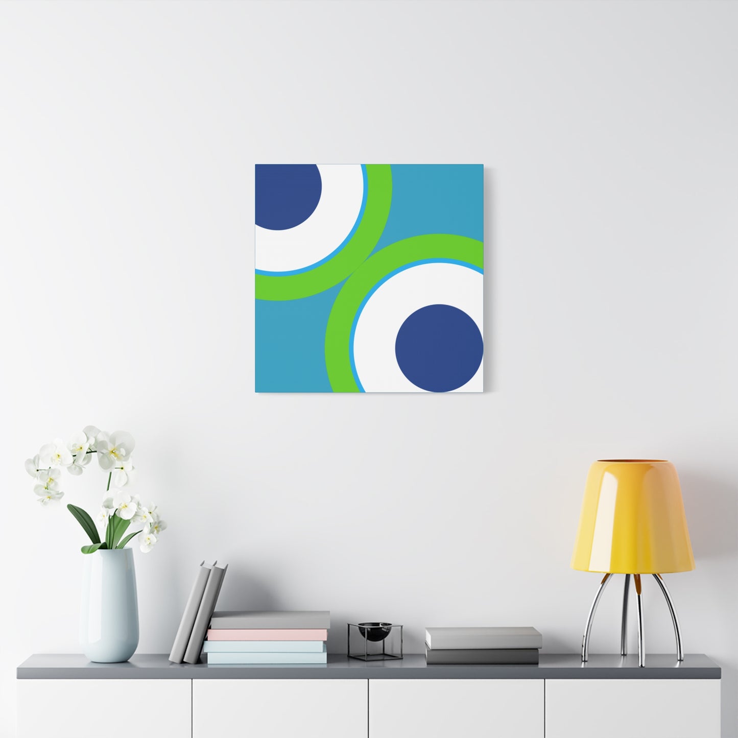 Modern Geometric Canvas Art | Bold Colors, Clean Lines, Creative Energy