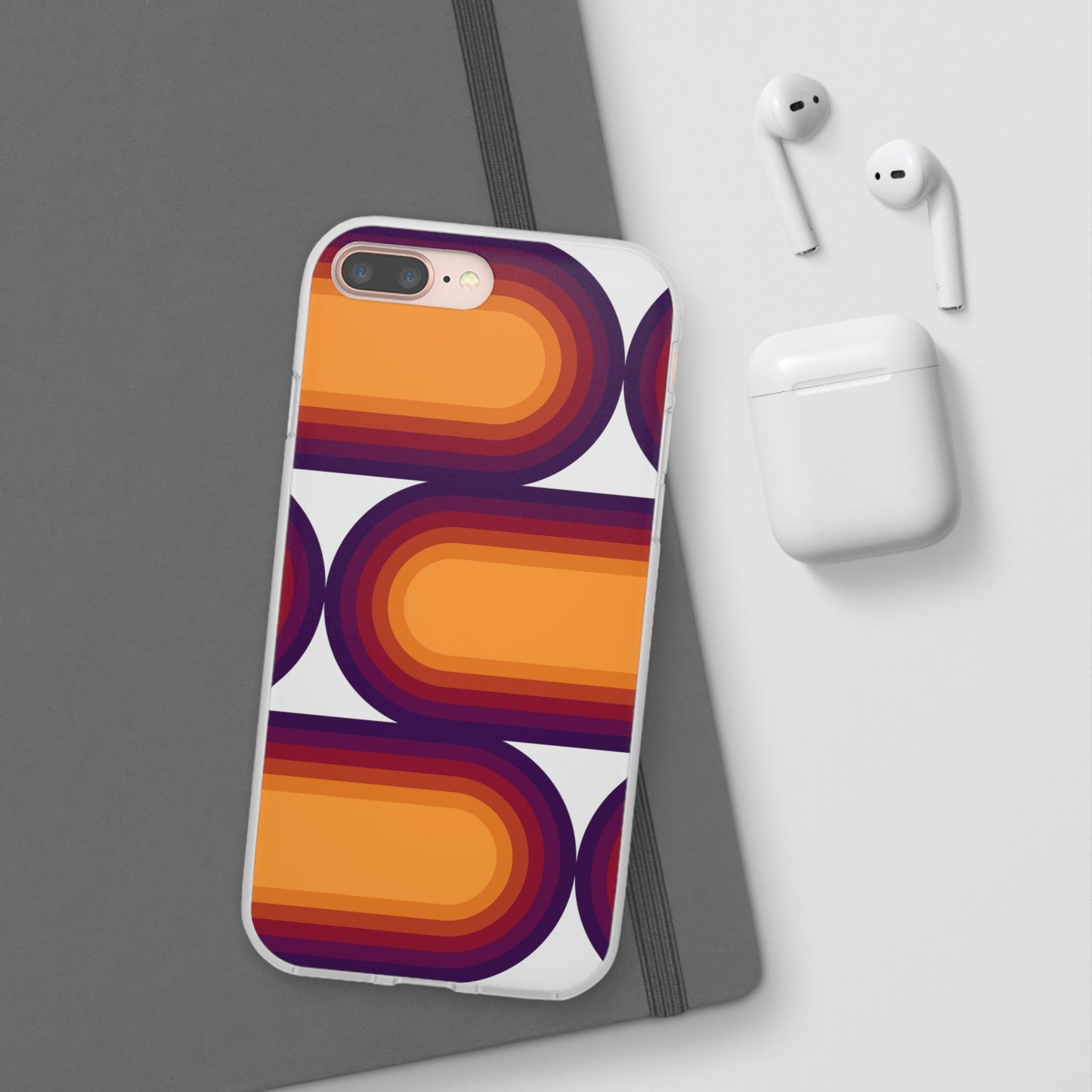 Stylish Geometric Phone Case, Flexible Phone Cover, Unique Modern Design, Perfect Gift, Trendy Accessory, Eco-Friendly Case