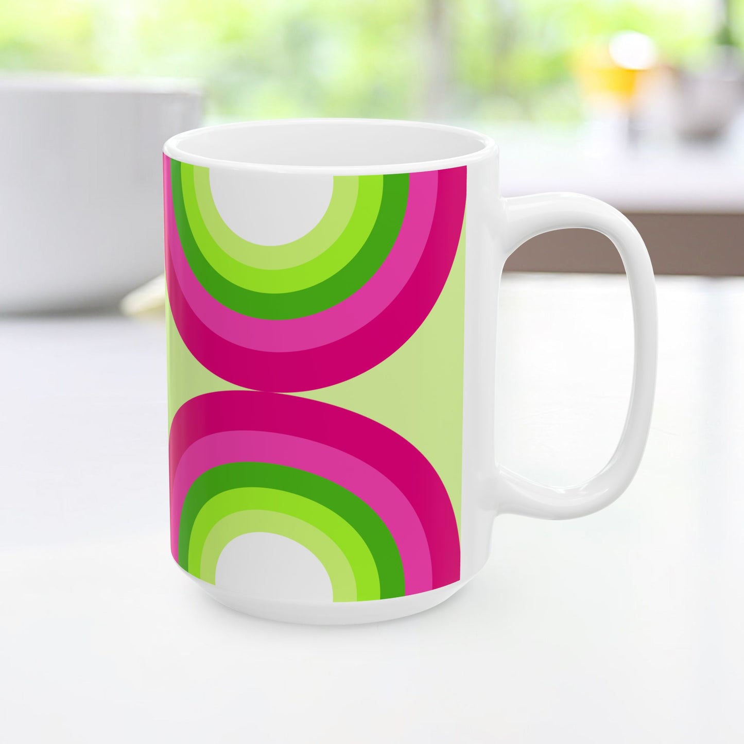 Geo Art Mug – Bold Color, Daily Joy