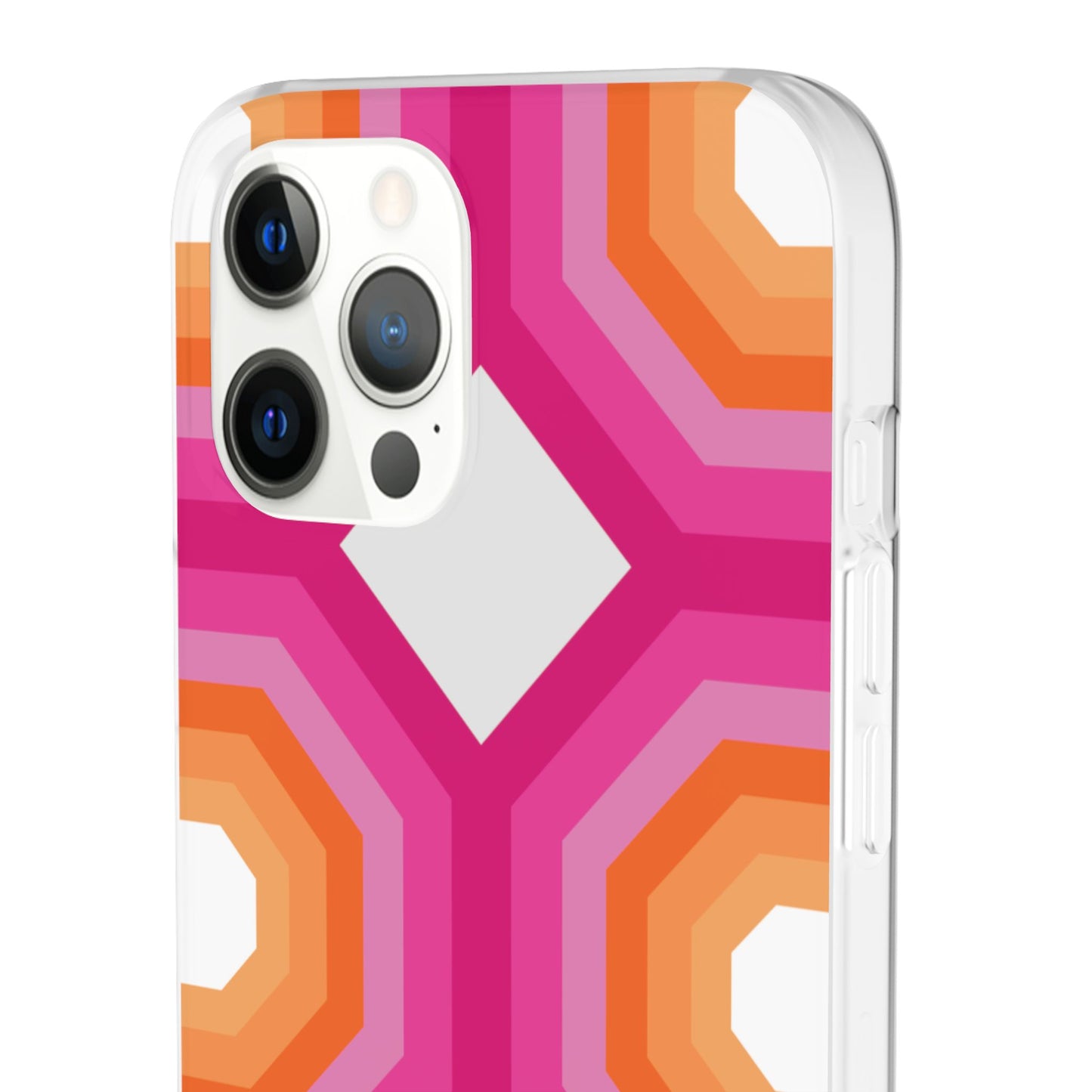 Stylish Geometric Phone Case, Flexible Phone Cover, Unique Modern Design, Perfect Gift, Trendy Accessory, Eco-Friendly Case