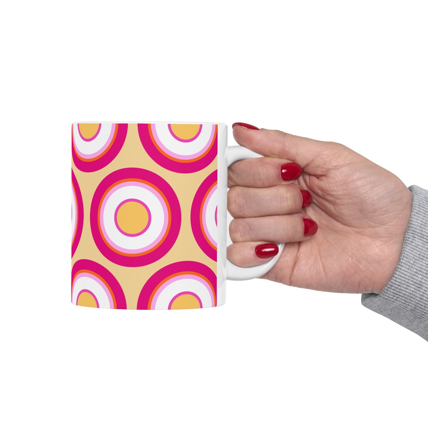 Geo Art Mug – Bold Color, Daily Joy