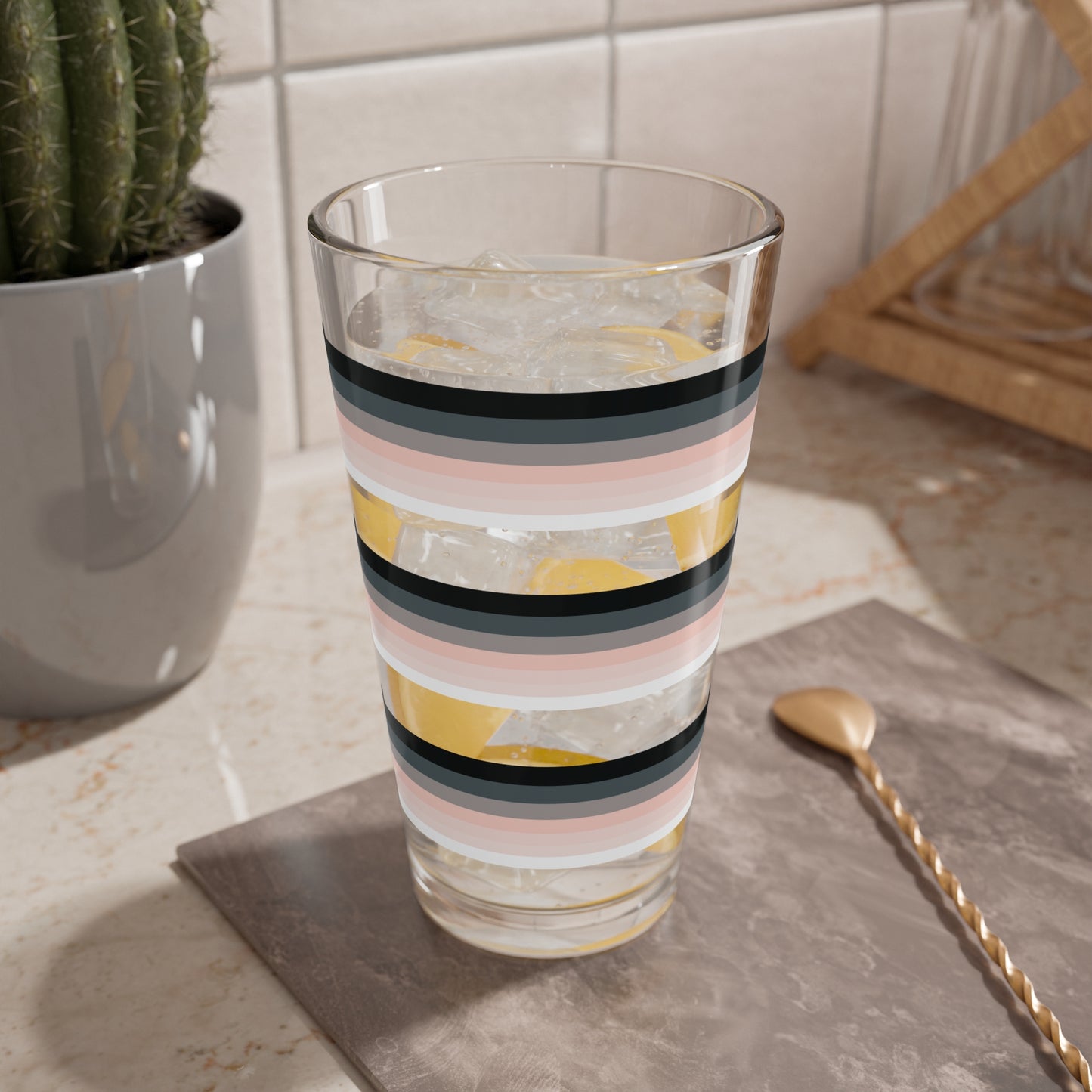 Colorful 16oz Glass – Made for Sippin', Shakin', and Showin' Off