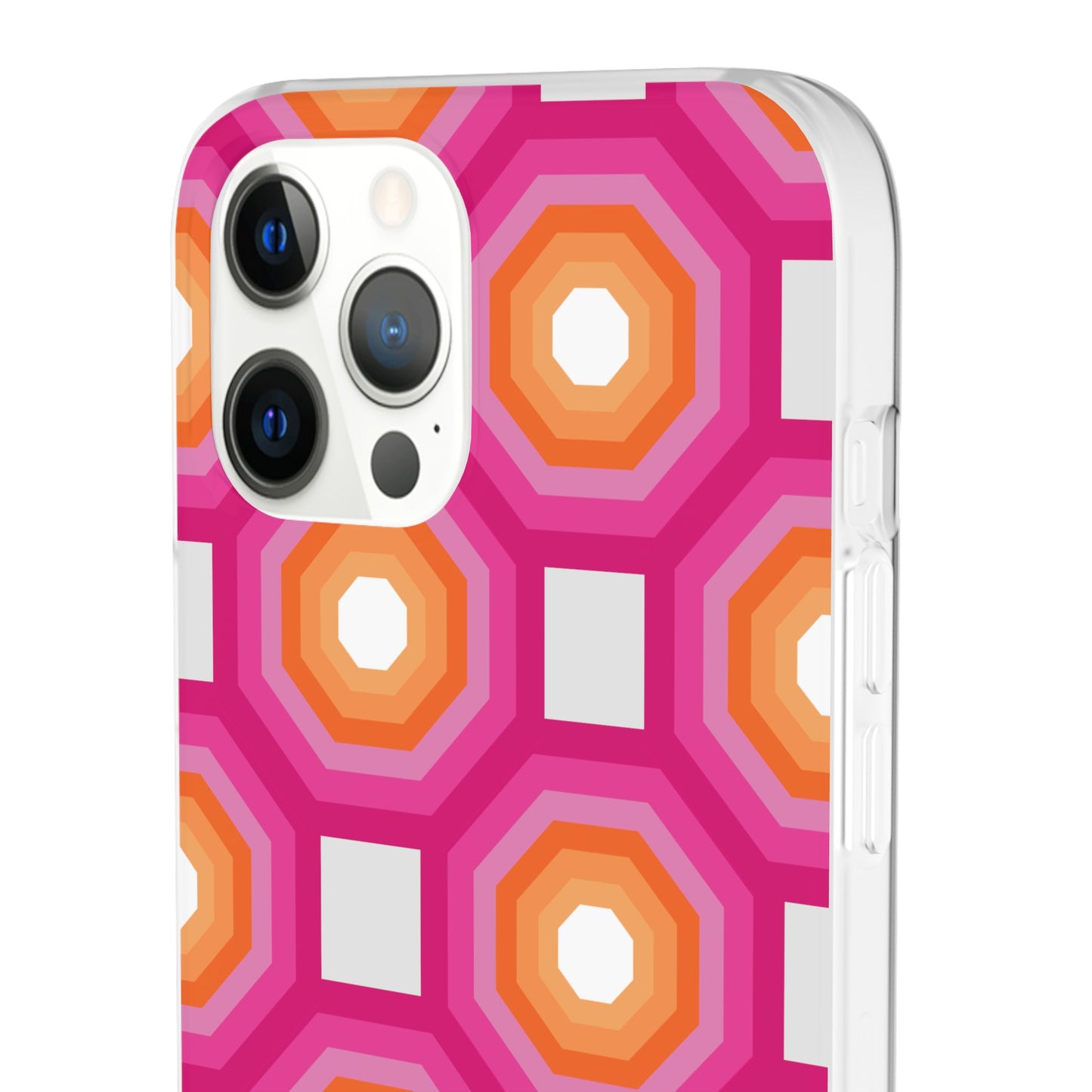 Stylish Geometric Phone Case, Flexible Phone Cover, Unique Modern Design, Perfect Gift, Trendy Accessory, Eco-Friendly Case