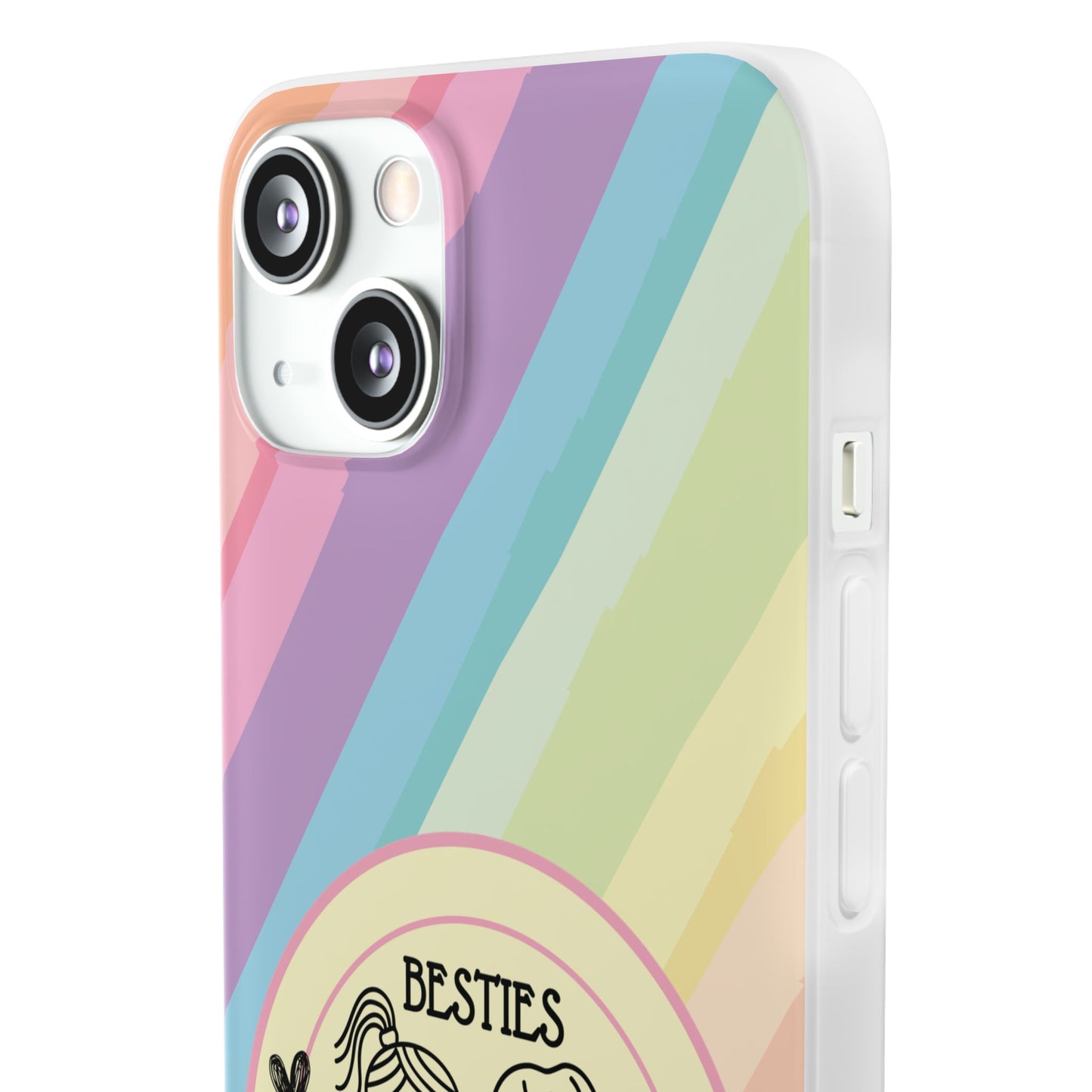 Phone Cases - Pastels Besties Ride or Die | "I'd Cut a Bitch for You"