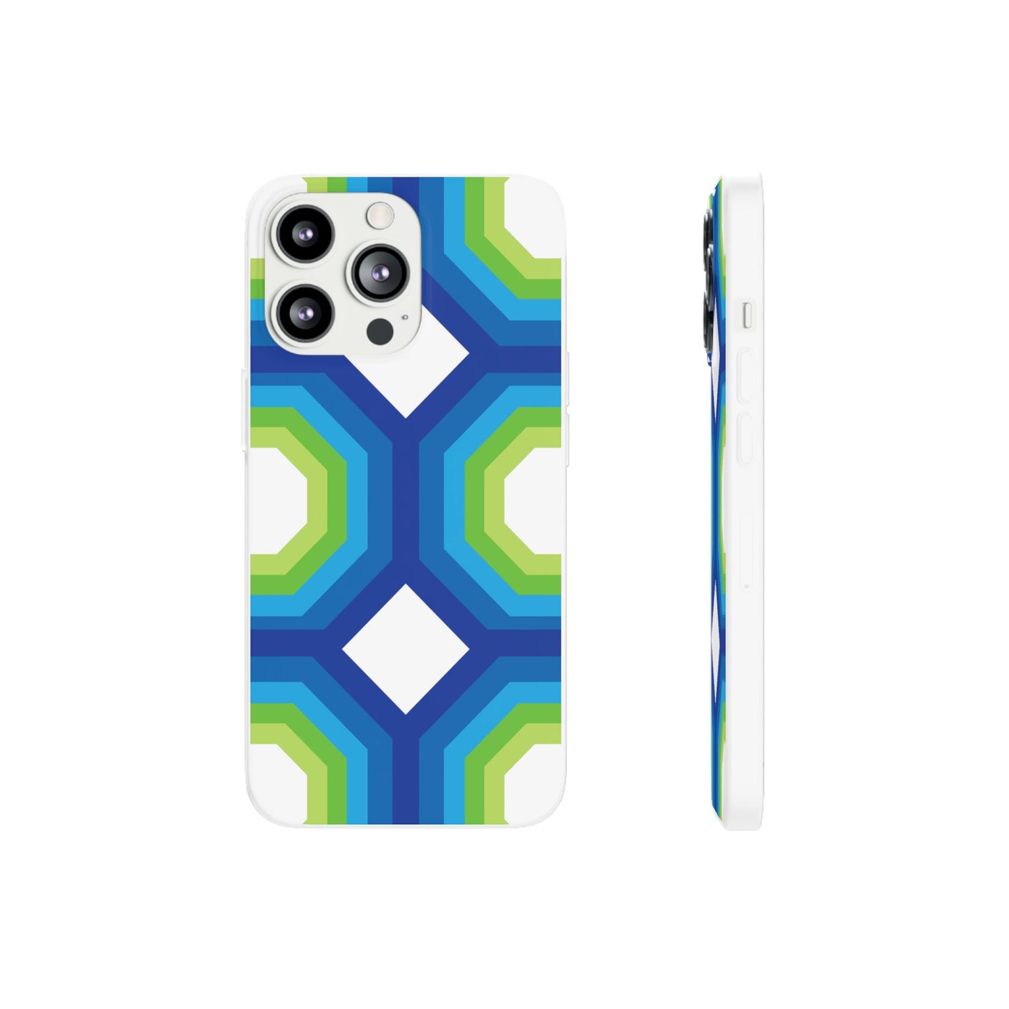 Stylish Geometric Phone Case, Flexible Phone Cover, Unique Modern Design, Perfect Gift, Trendy Accessory, Eco-Friendly Case