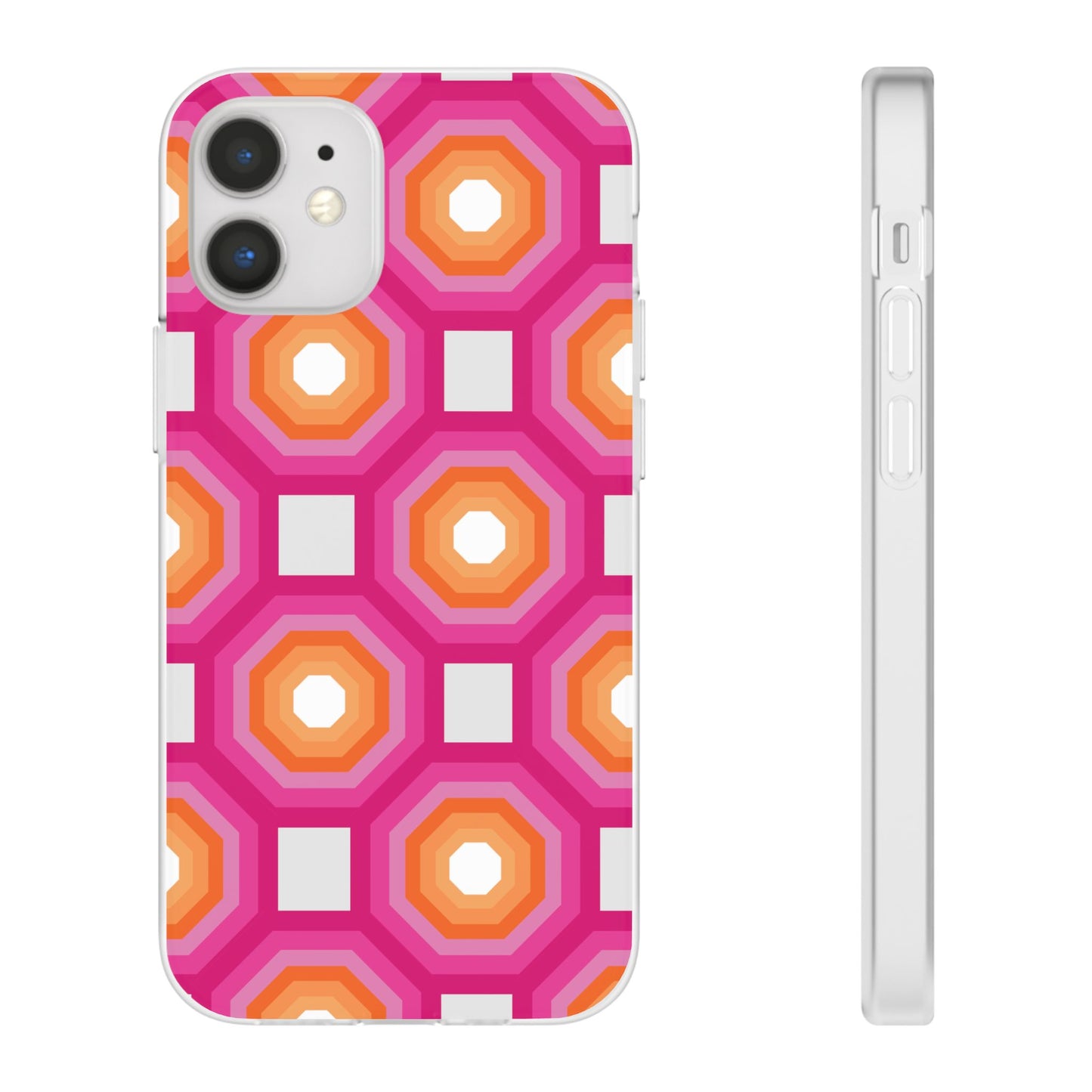 Stylish Geometric Phone Case, Flexible Phone Cover, Unique Modern Design, Perfect Gift, Trendy Accessory, Eco-Friendly Case