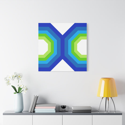 Modern Geometric Canvas Art | Bold Colors, Clean Lines, Creative Energy