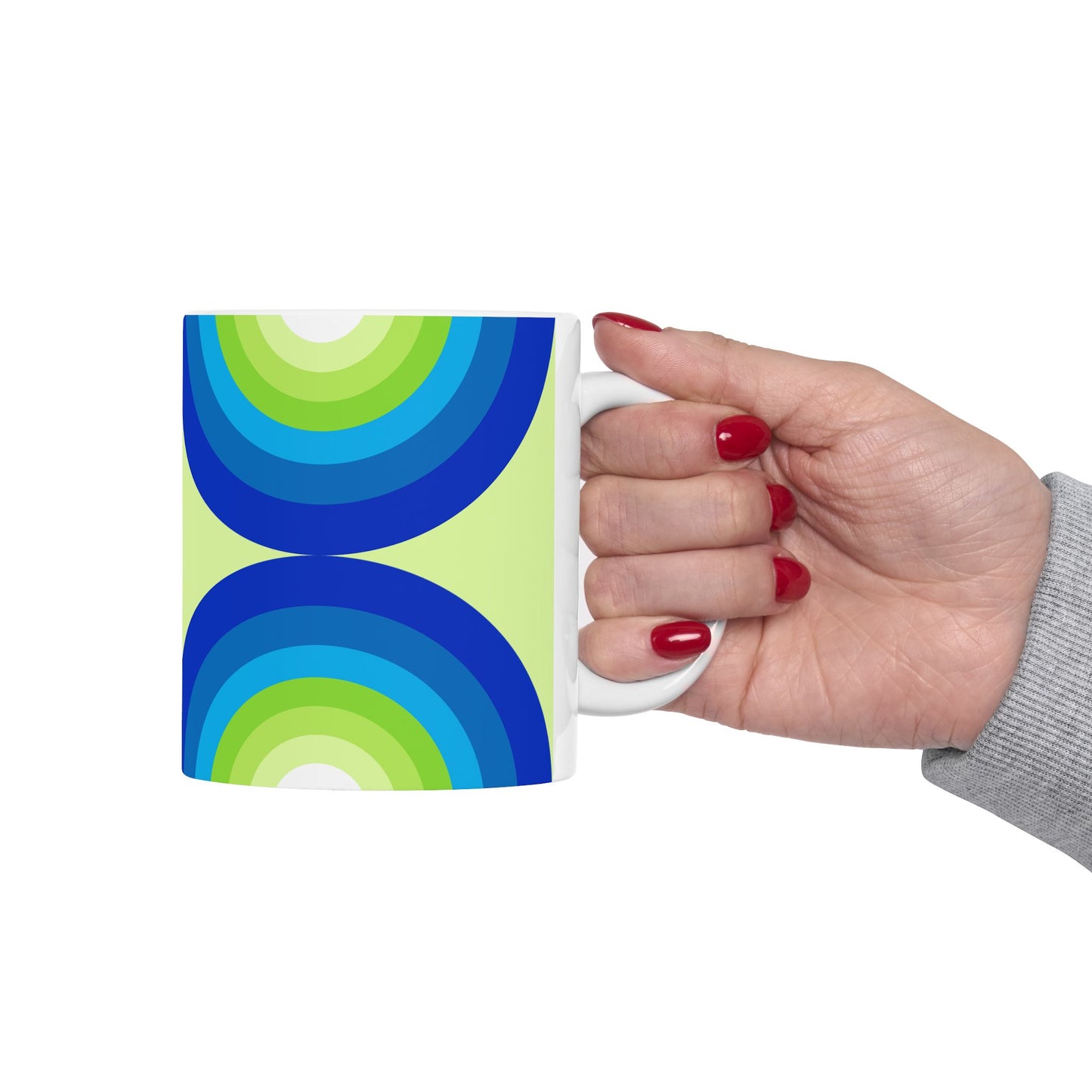 Geo Art Mug – Bold Color, Daily Joy